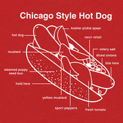 Chicago Style Hot Dog Shirt