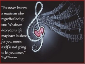 ... quotes about music!From Beethoven to BB King, Billy Joel and JewelYou
