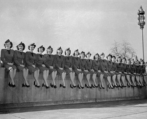 course in charm trans world airline twa flight attendants attend a ...