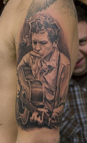 Bob Dylan Tattoo Oak Adams