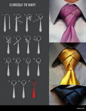 For my young man...tying a tie