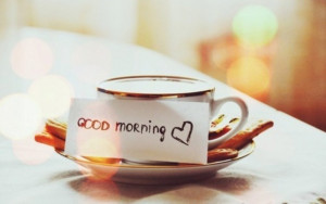 Good morning coffee heart photography love HD Wallpaper