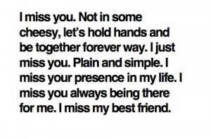 best friends, breakup, cheesy, couple, ex, life, miss, miss you, quote ...
