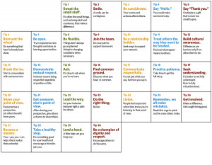 Get downloadable 30 Tips of Dignity & Respect support materials and ...