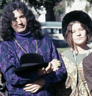Jerry Garcia and Janis Joplin