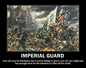 Imperial Guard Forces Reporting In