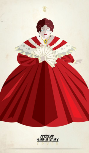 patricio oliver american horror story coven illustrations