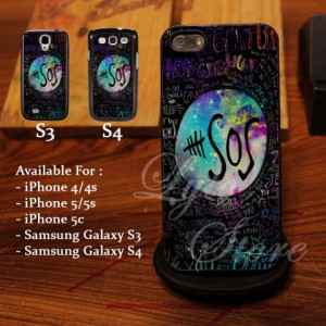 Seconds Of Summer Quote iPhone Case Samsung Galaxy Case HTC One Case