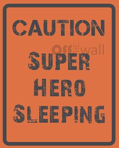 Super Hero Sleeping 8x10 Fine Art Print - For One or More Super Hero ...