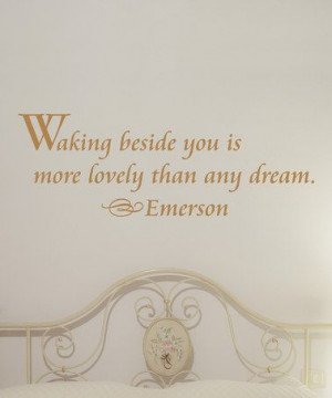 Another great find on #zulily! 'Waking Beside You' Wall Quotes ...