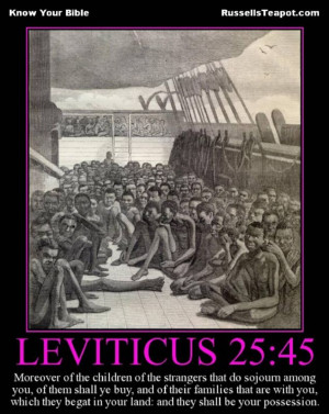 Know your Bible - quotes from Leviticus