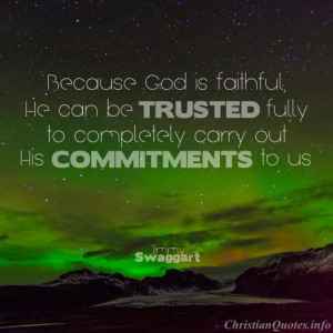 Jimmy Swaggart Quote - Christ's Commitments to Us - northern lights ...