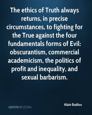 Alain Badiou Sex Quotes