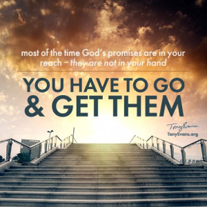 the time God's #promises are in your reach - they are not in your hand ...