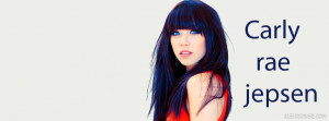 Carly Rae Jepsen, her picture and her name in this cover photo
