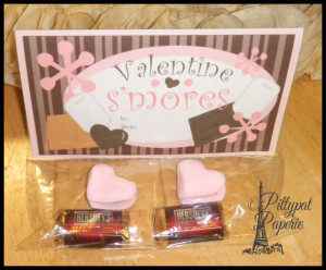 ... your very own Valentine S'mores , first seen at Pittypat Paperie
