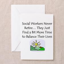 Social Worker Need Coffee Greeting Cards (Pk of 10