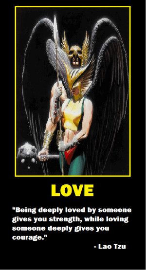 Hawkman and Hawkgirl - Love by charjfs