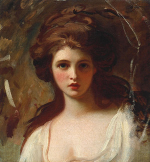 George Romney ‘Emma Hart as Circe’, c.1782
