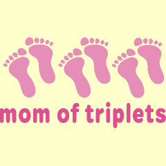 Pink Footprints Mom Of Triplets