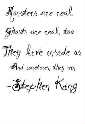 Stephen King a real scary thought