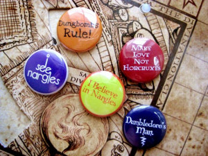 Harry Potter Buttons - Type A