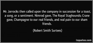 More Robert Smith Surtees Quotes