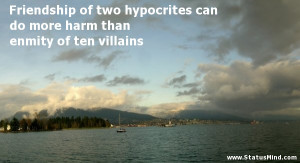 ... than enmity of ten villains - Honore de Balzac Quotes - StatusMind.com