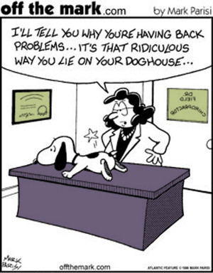 ll tell you why you're having back problems... It's that ridiculous ...