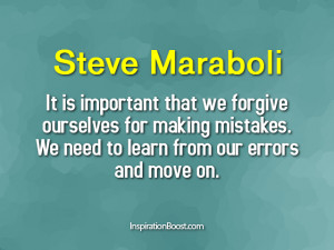 Move on Quote – Steve Maraboli