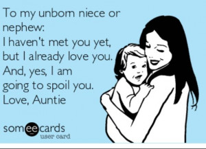 Auntie love ♥ to my unborn nephew Nice Find, Aunty Stuff, Giggles ...