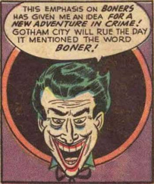 Double Entendre Comics: Joker Boner