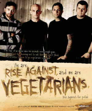 Rise Against's Vegetarian Ad