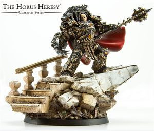 Horus Lupercal, in all his miniature glory .