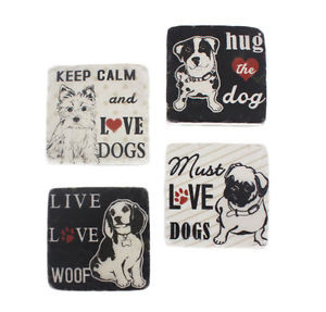 ... -Of-4-Adorable-Dog-Coasters-Keep-Calm-Love-Dogs-Different-Dog-Quotes