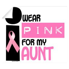 Wear Pink For My Aunt 9.2 Wall Decal