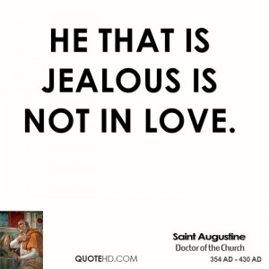 That Jealous Not Love
