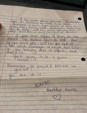 Inspiring Letter to a Nursing Student