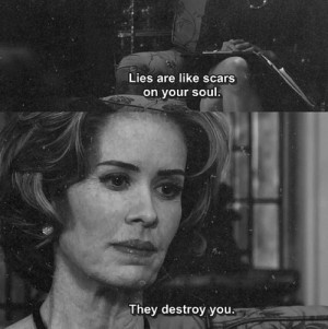 american horror story Black and White sarah paulson ahs asylum lana ...