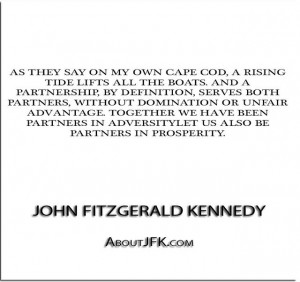 ... Together we …'' - John Fitzgerald Kennedy http://aboutjfk.com/?p=241