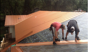 Copper Standing Seam Metal Roofs