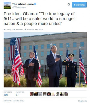 ... Attack Quotes Obama Saying, “True Legacy Of 9/11 Will Be A Safer