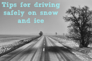 Top tips for driving safely on snow and ice