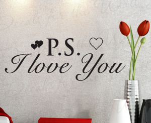 Love You Wall Quote Decal