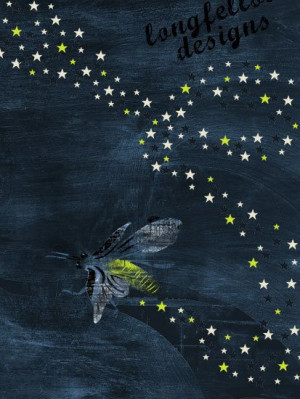 Firefly / Lightning Bug, Trail of Stars - 11 x 14 Print