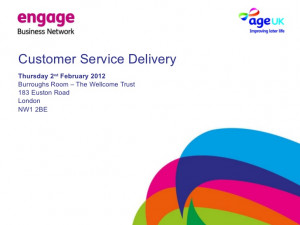 Customer service delivery master presentation