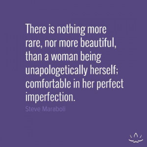 Unapologetically imperfect