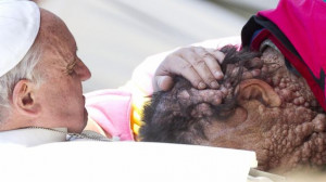Pope Francis' Compassionate Moment With Sick Man