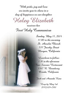 First Holy Communion - Invitations and Announcements