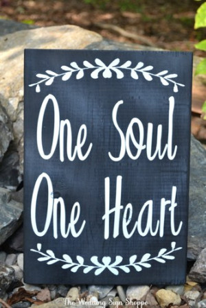 Wedding Sign Chalkboard Fall Decor Rustic Soulmates Love Quote Shower